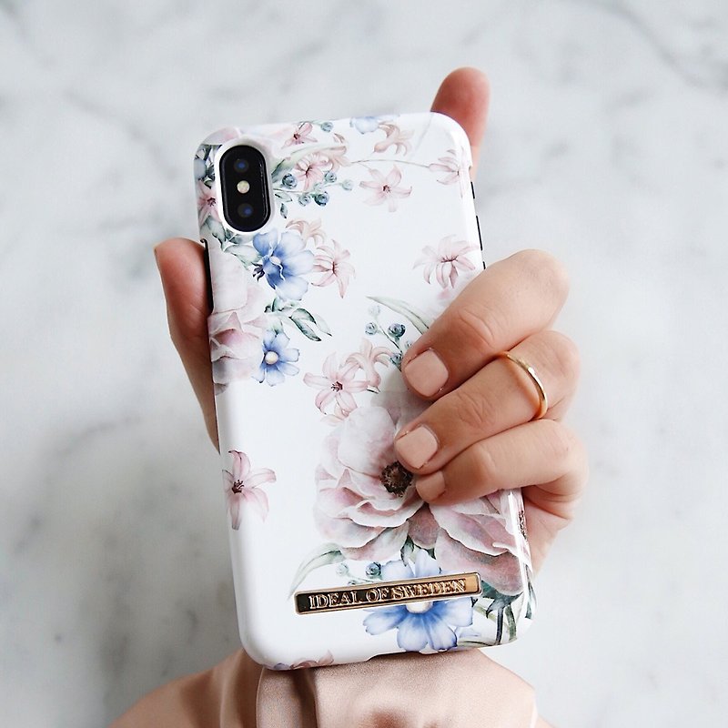 iPhone 北歐時尚瑞典流行手機殼-浪漫花語 - 手機殼/手機套 - 塑膠 粉紅色