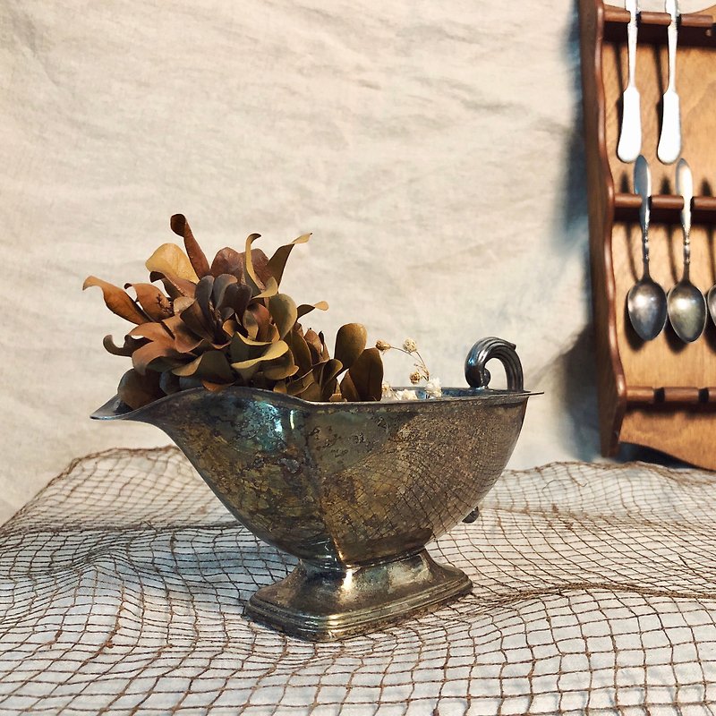 美國早期鍍銀醬料壺 gravy bowl - 廚具 - 銀 