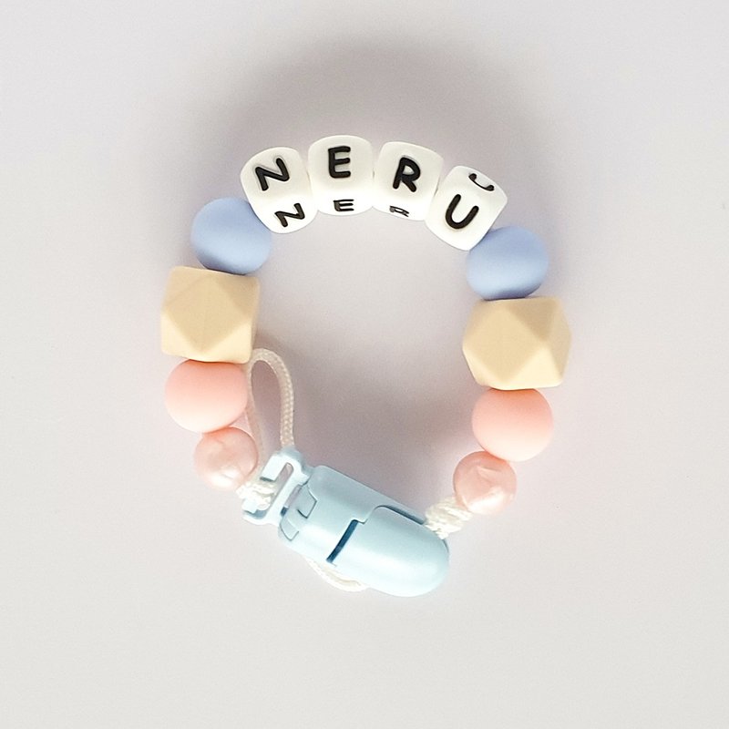 客製化 27公分 NERU 奶嘴鏈 - 寶寶/兒童玩具/玩偶 - 其他材質 粉紅色