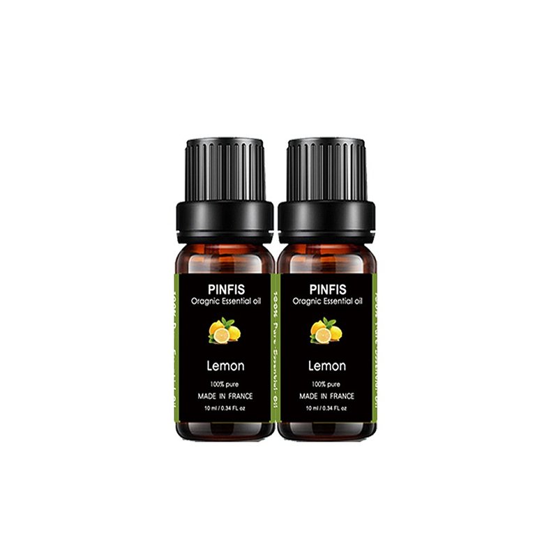 [PINFIS] French organic lemon pure essential oil - EU Ecocert organic certification X2 - น้ำหอม - น้ำมันหอม 