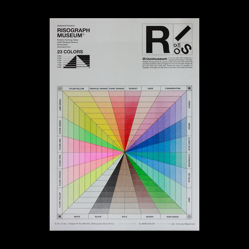 A3 23-Colors Poster - การ์ด/โปสการ์ด - กระดาษ หลากหลายสี