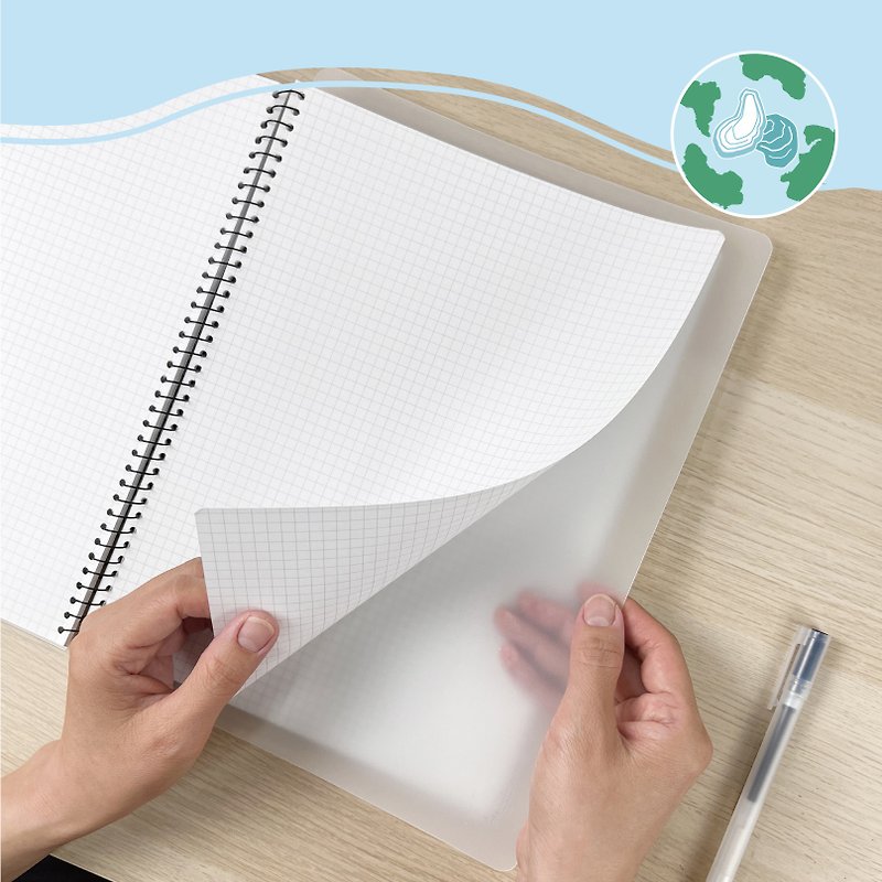 [Green and Sustainable] iMAT non-toxic, environmentally friendly and antibacterial pads are added with natural oyster shell powder - Other Writing Utensils - Eco-Friendly Materials 