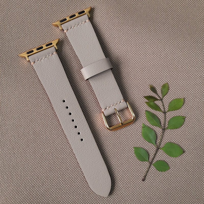 Apple Watch錶帶 / 3色可選 /手工錶帶 / 義大利頂級皮革 - 錶帶 - 真皮 