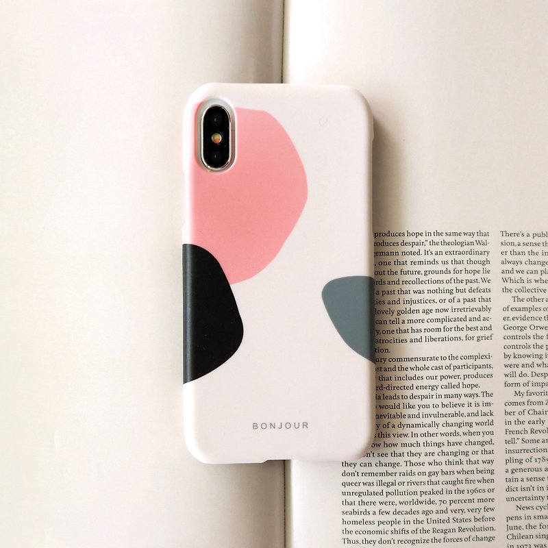 French small color cell phone case - เคส/ซองมือถือ - แก้ว สีกากี