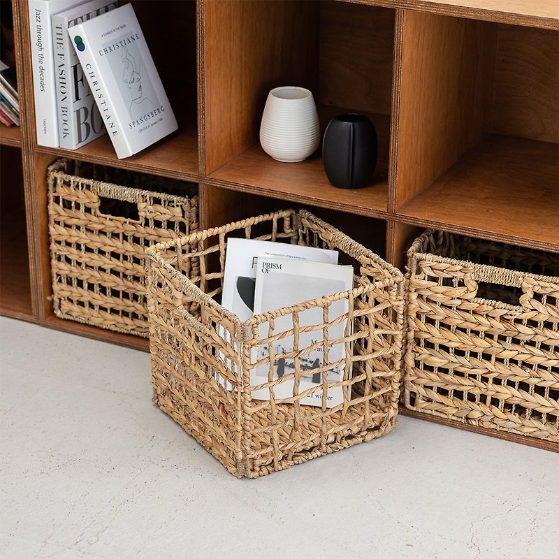 Foldable square rattan basket - Storage - Other Materials 
