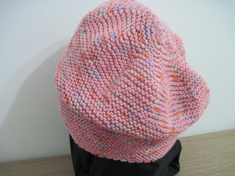 クリスマスの特別な花の帽子 - 帽子 - ウール ピンク