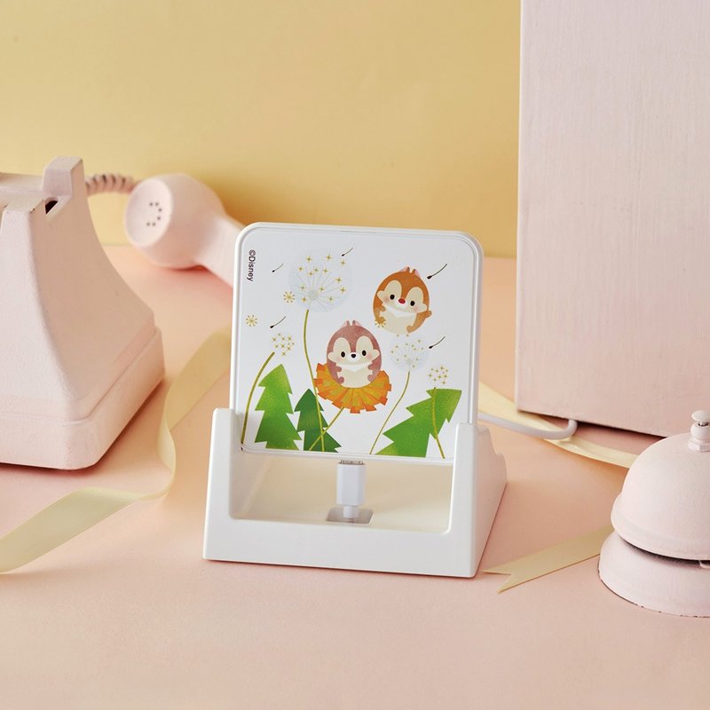 Disney Ufufy系列-奇奇與蒂蒂的蒲公英15W可拆式快充無線充電器 - 無線充電盤/板/座 - 塑膠 多色