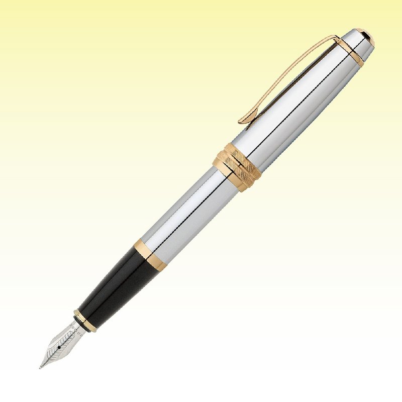 CROSS Bailey貝禮系列金鉻鋼筆免費刻字  (原廠正貨) - 鋼筆 - 其他金屬 銀色