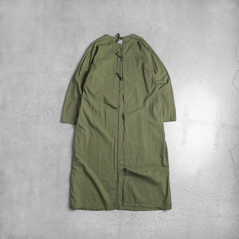 捷克陸軍醫療工作服 / Vintage 古著 - 女大衣/外套 - 棉．麻 綠色