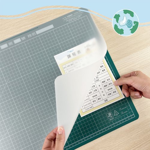 iMAT 愛桌墊 【開學必備】iMAT無毒抗菌雙層桌墊1.3mm 綠色永續 多功能學習