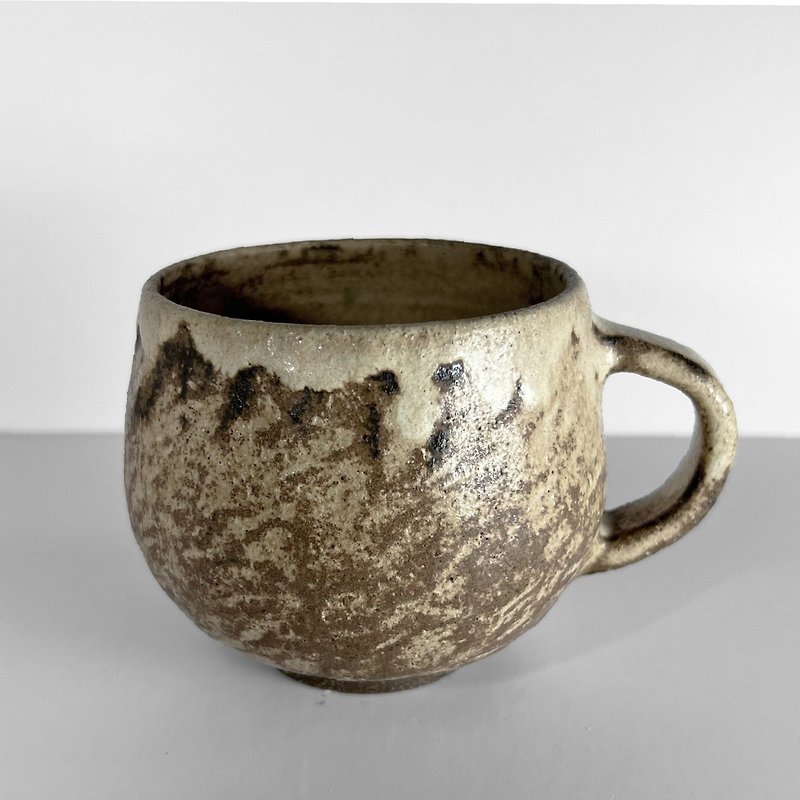 Ceramic Teacup/Coffee Mud - แก้วมัค/แก้วกาแฟ - ดินเผา สีนำ้ตาล