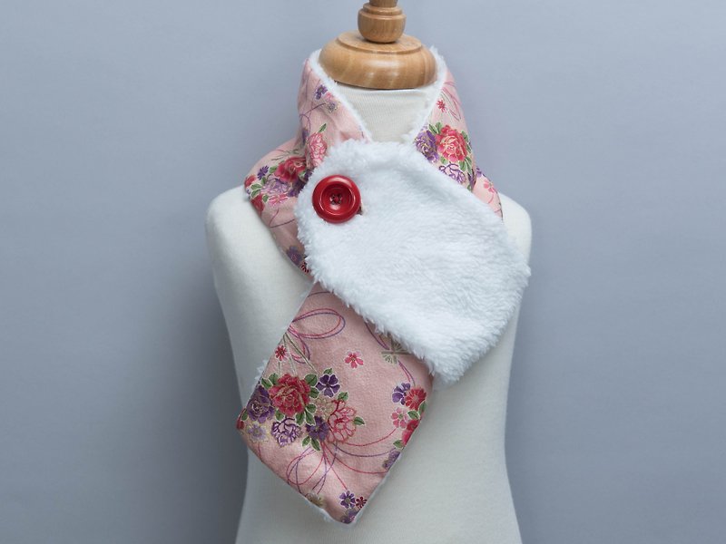 Two-stage scarf - princess heart child infant baby scarf jacket warm - Other - Cotton & Hemp Pink
