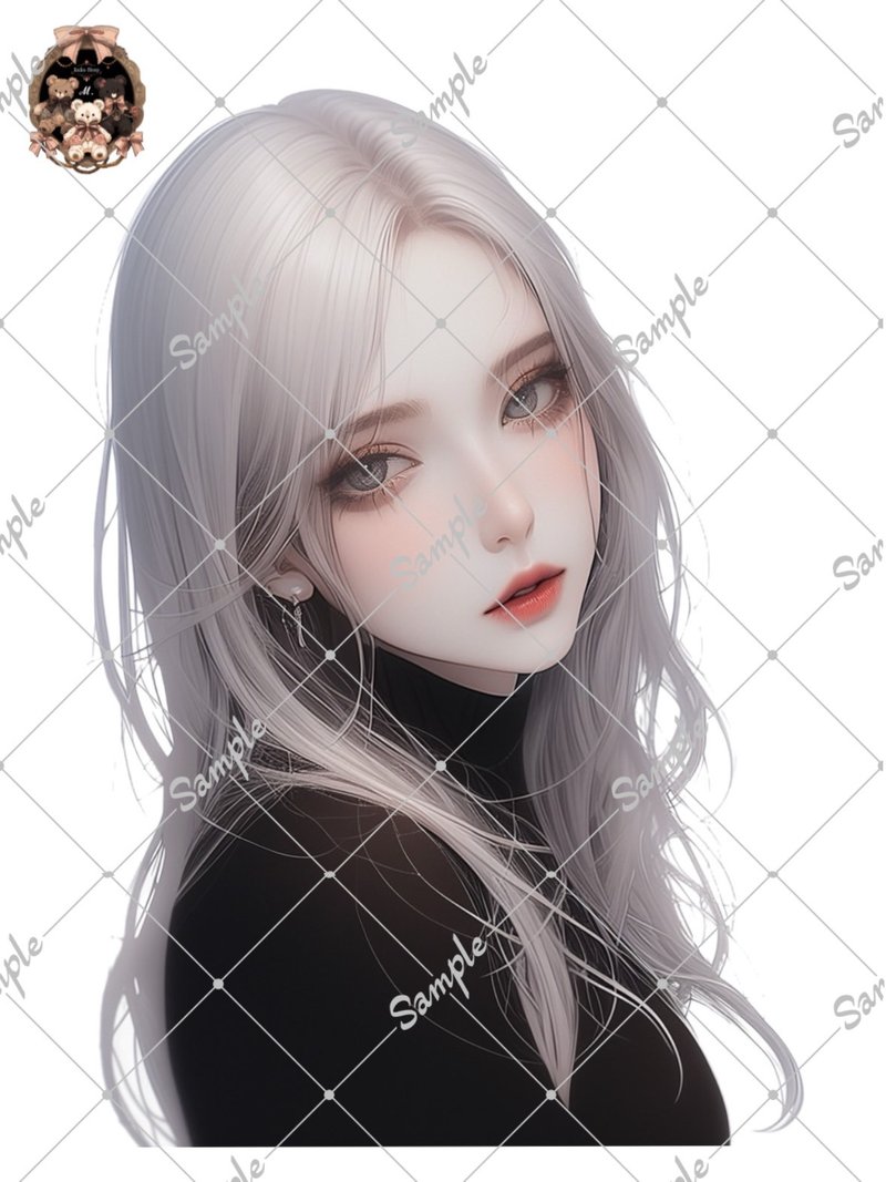 オリジナル人物ステッカー - 貼紙 - 紙 