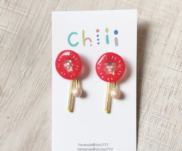 Additional Purchase Area] Clip-On Converter-(Multiple styles to choose  from) - Shop Fuchia Earrings & Clip-ons - Pinkoi