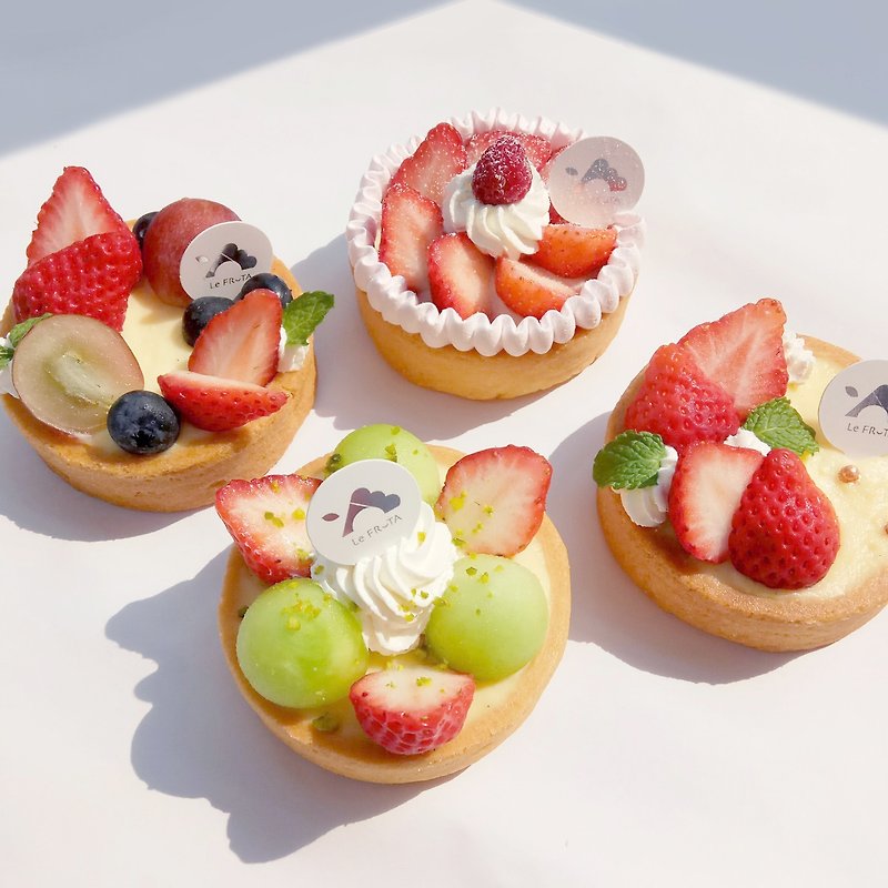 【LeFRUTA朗芙】100%草莓小塔禮盒 ／ 草莓季限定 ／ 3吋4入 - 蛋糕/甜點 - 新鮮食材 紅色