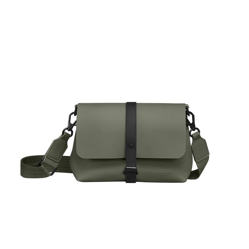 GASTON LUGA Splash Crossbody Bag斜肩/側背包-橄欖綠【現貨】 - 側背包/斜背包 - 其他材質 綠色