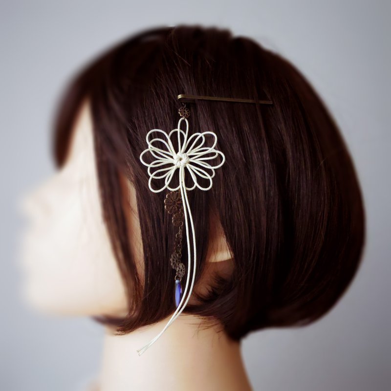 Hairpin Eyes, Destination - Hair Accessories - Other Metals White