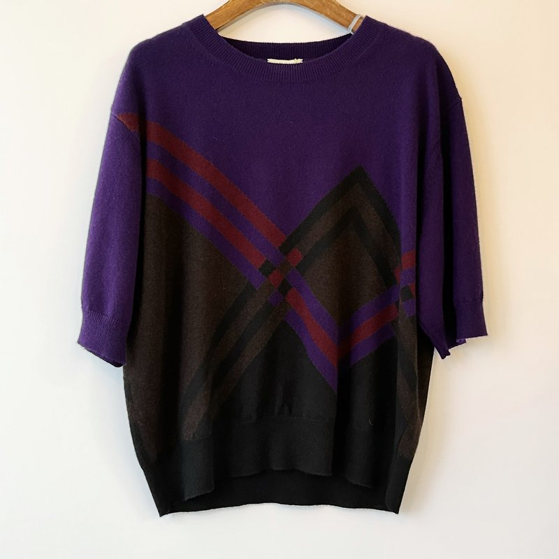 Dries van Noten knitted top brand new with tag - Women's Sweaters - Silk Purple