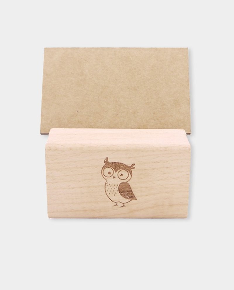 [Small box] wooden business card holder/mobile phone holder M_pattern version/gift/corporate gift/graduation gift - แฟ้ม - ไม้ สีนำ้ตาล