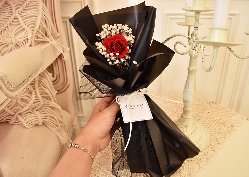 One everlasting rose bouquet dry bouquet graduation gift Valentine's Day bouquet dry flower gift giving - Dried Flowers & Bouquets - Plants & Flowers 
