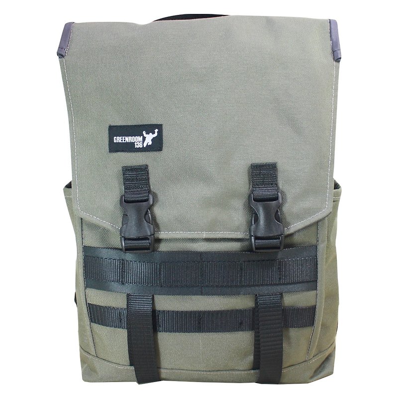 Greenroom136 - Genesis - Laptop backpack - MEDIUM - Grey - กระเป๋าเป้สะพายหลัง - วัสดุกันนำ้ สีเทา
