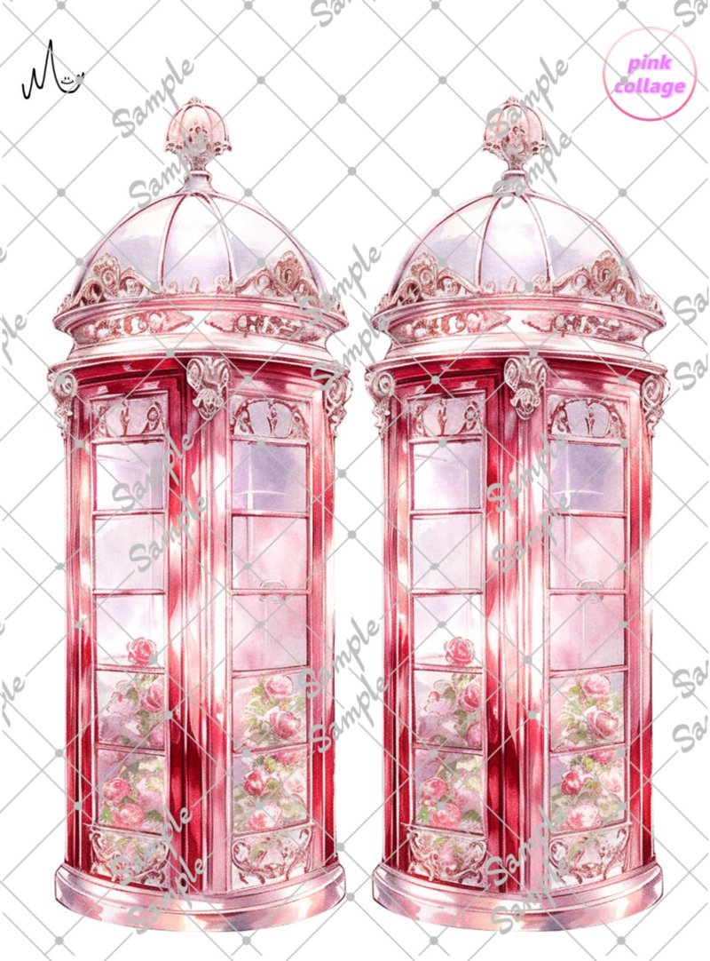 オリジナル装飾ステッカー期間限定pinkシリーズ9月10日まで - 貼紙 - 紙 