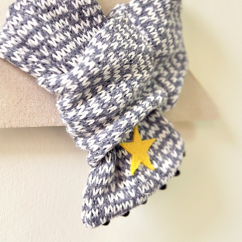 [Shiny Bethlehem] For Dear wool kids’ Christmas knitted scarf - Collars & Leashes - Cotton & Hemp 