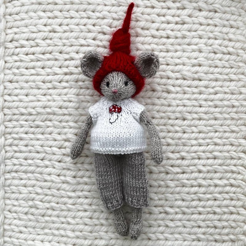 Outfit for Pixie – 2-piece set - trousers and shirt. Knitting pattern. - 手工藝教學/工具書 - 其他材質 