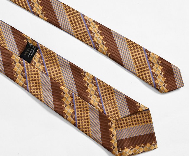 Hawkes 60sヴィンテージ サヴィルロー 英国製シルクネクタイ ネクタイ／Seaward & Stearn／シルク／総柄 | SUIT SQUARE