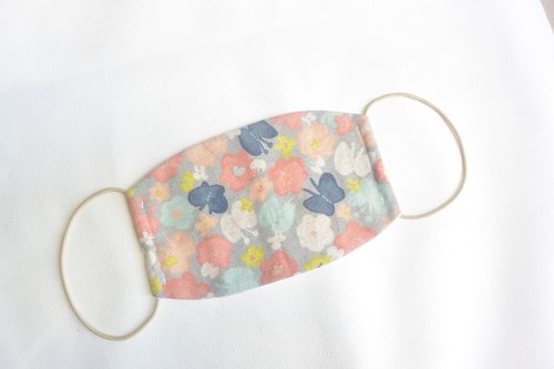 Hand made mask - flowers and butterflies