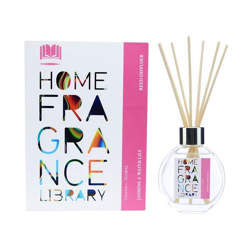 British Fragrance HFL Series Jasmine and Water Lily 100ml - Fragrances - Glass 