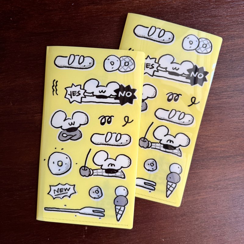 甜甜圈危機//票券收納夾 - 文件夾/資料夾 - 塑膠 