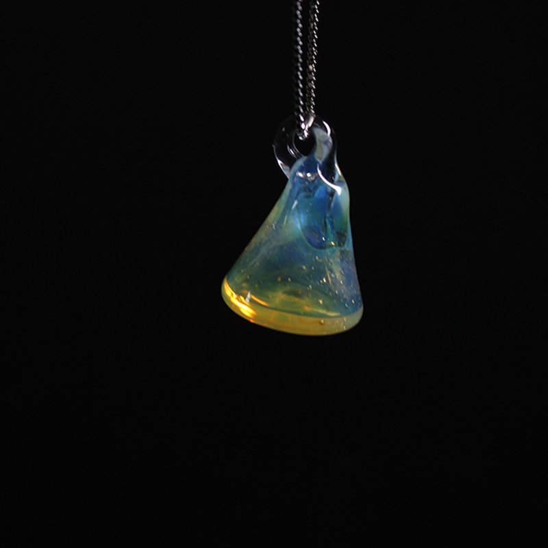 bottle essential oil aroma glass necklace - สร้อยคอ - แก้ว หลากหลายสี