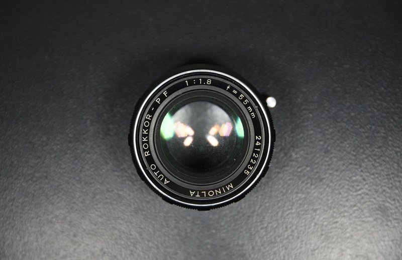 【經典古物】美能達 Minolta Rokkor PF 55mm F1.8 MD接環 定焦鏡 - 相機/拍立得/底片相機 - 其他金屬 