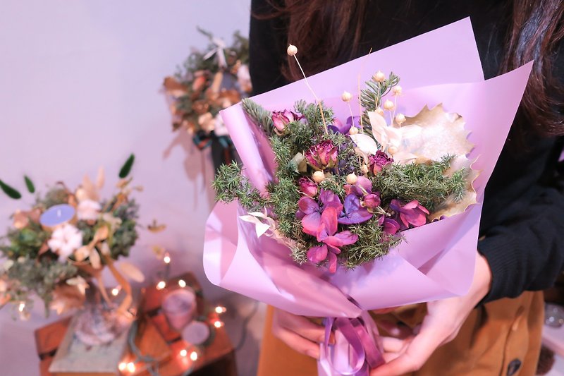 24H出貨 ▫One Flower▫ 韓式花束 野薔薇 - 擺飾/家飾品 - 植物．花 
