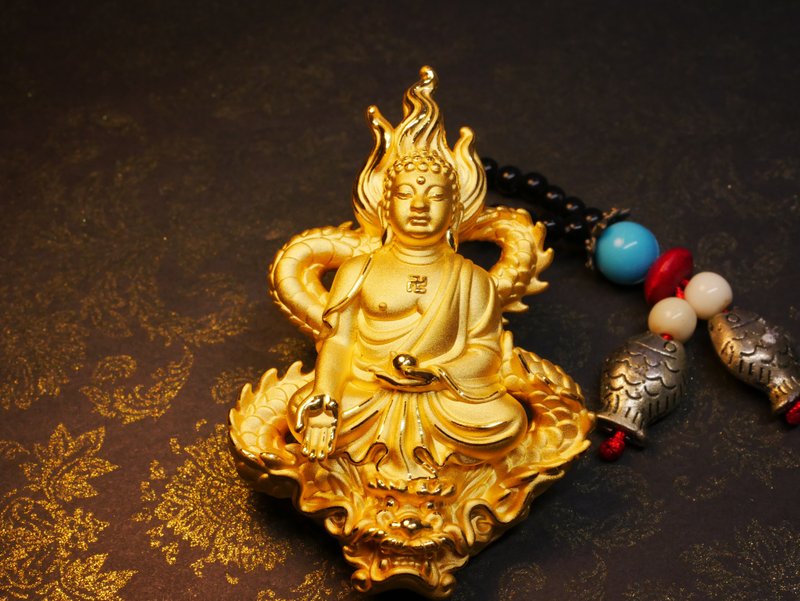 黃金墜子-如來佛主金飾墜-黃金9999 - 項鍊 - 24k 金 