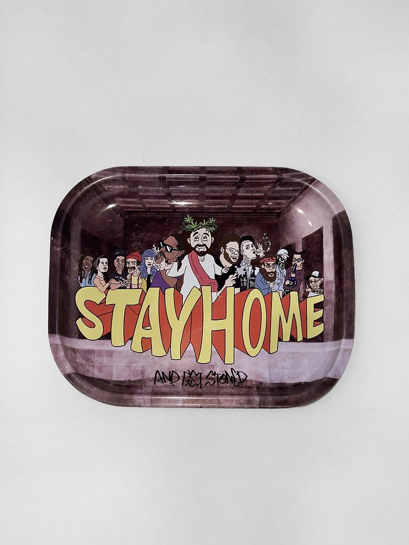 StayHome 最後の晩餐 シガレットプレート 鉄板 - その他 - 金属 多色