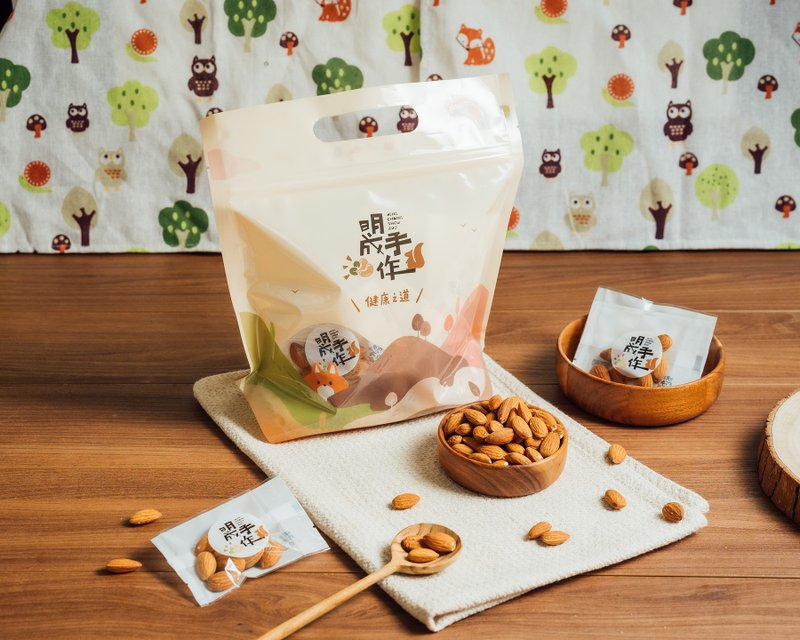 [Mingcheng handmade] Almond fruit bag (11g - Snacks - Fresh Ingredients White