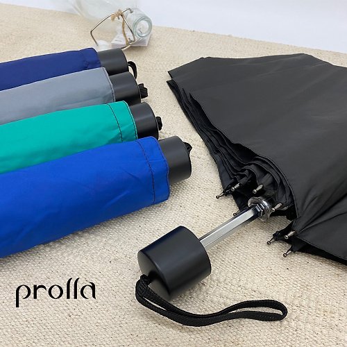 Prolla 保羅拉精品雨傘 Prolla 男士手開大傘面 | 素面 | 抗UV防曬防潑水 | 2-3人 晴雨傘