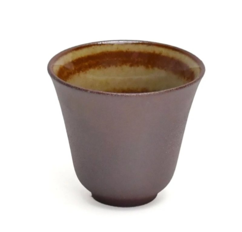 陶作坊|老岩泥束杯_內釉 - 茶壺/茶杯/茶具 - 其他材質 咖啡色