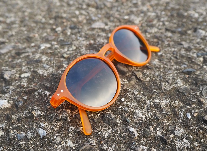 2is AniQ│Sunglasses Polarized│Pear-shaped Frame│Orange│UV400 - Sunglasses - Plastic Orange