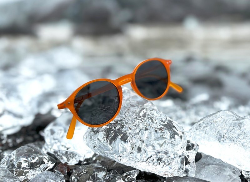 2is AniQ│Sunglasses Polarized│Pear-shaped Frame│Orange│UV400 - Sunglasses - Plastic Orange