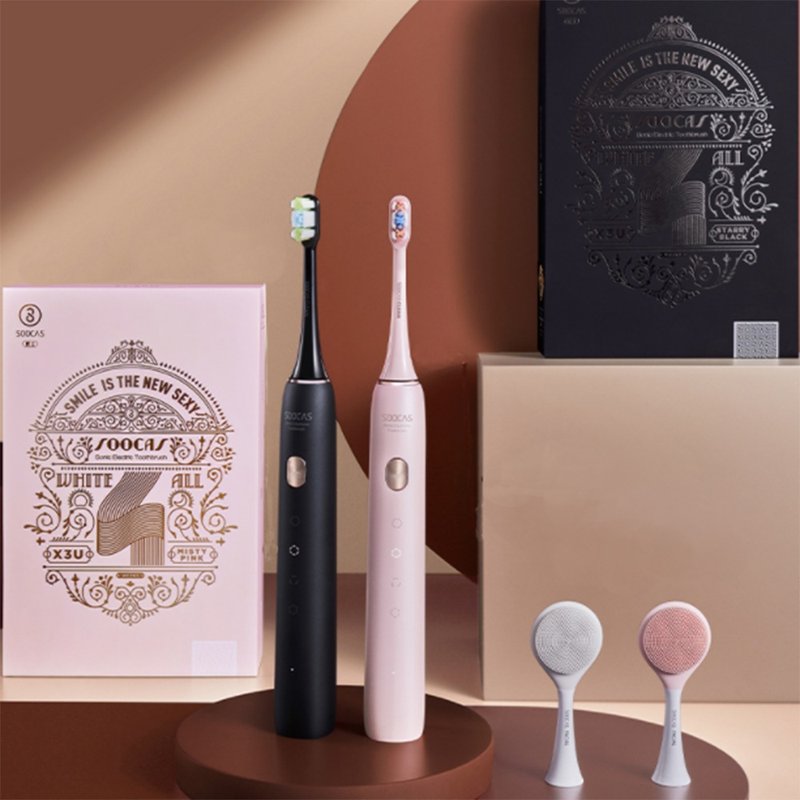 【免運特惠】聲波電動牙刷X3U美白型電動牙刷/soocas素士 - 牙刷/口腔清潔 - 其他材質 粉紅色