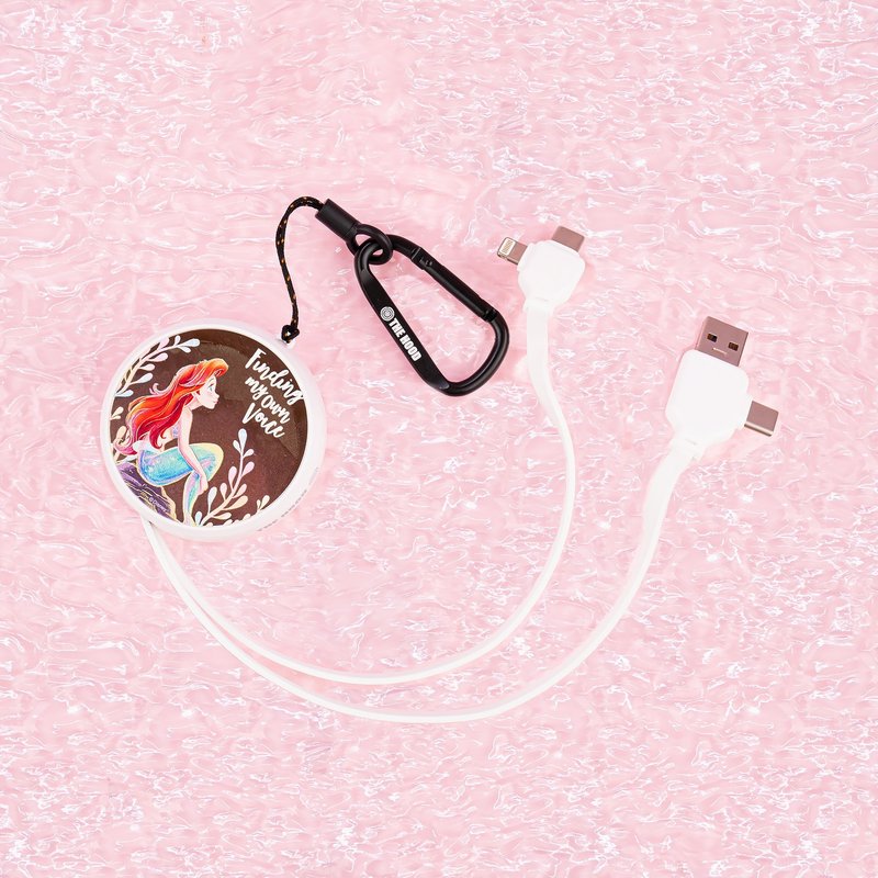 Disney Ariel Multi PD Fast Charging Cable Lightning to Type C 5364 - Chargers & Cables - Other Materials White