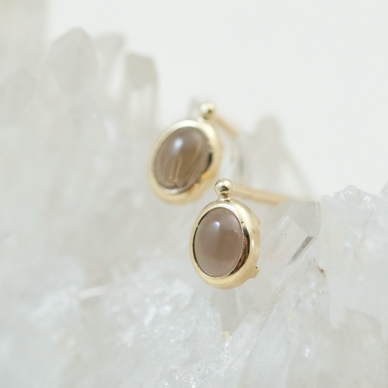 10K Stone earrings - Earrings & Clip-ons - Precious Metals Gold