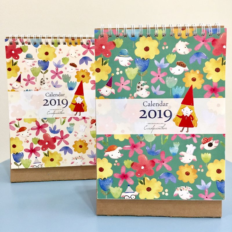 2019 Elf Triangle Desk Calendar / Kai Ruo Illustrator - Calendars - Paper 