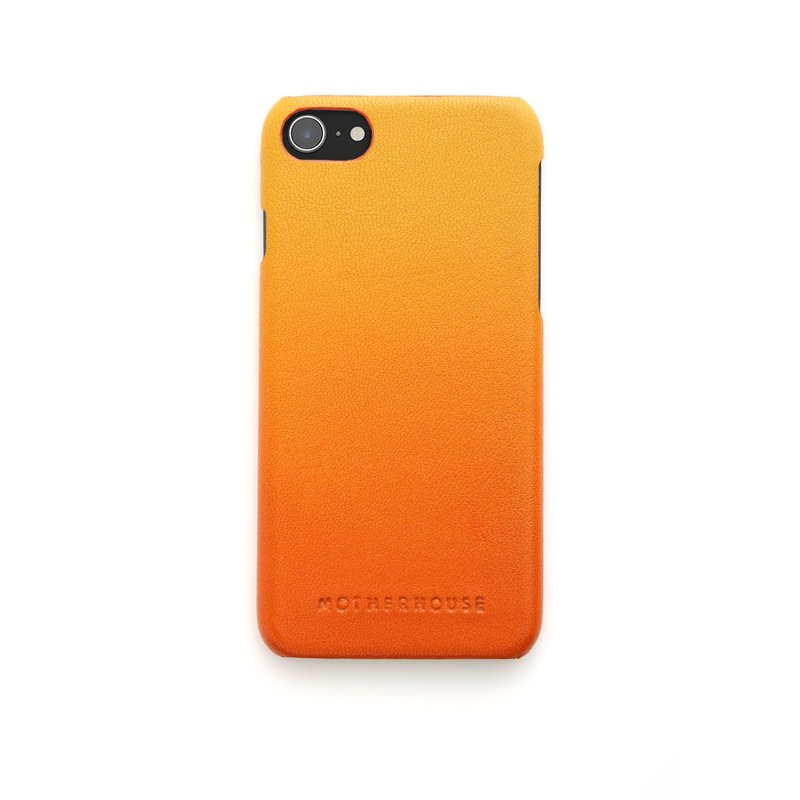 Irodori 季節色彩皮革手機殼-春花 iPhone 7、8、SE - 手機殼/手機套 - 真皮 橘色