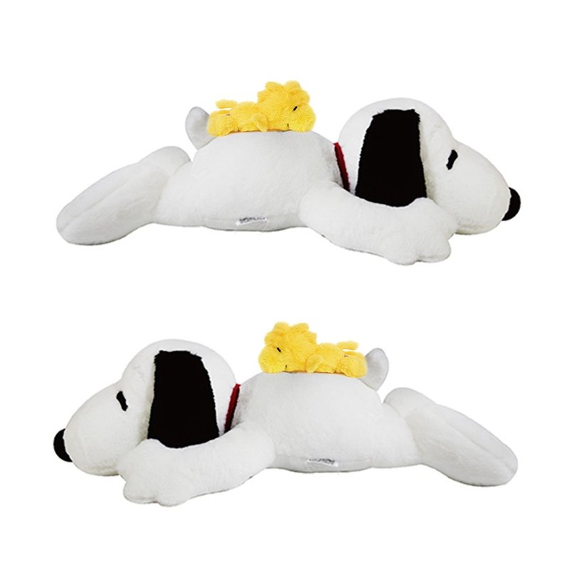 ตุ๊กตา Snoopy & Woodstock ชุดของขวัญคริสต์มาส 2 ชิ้น - ตุ๊กตา - เส้นใยสังเคราะห์ ขาว