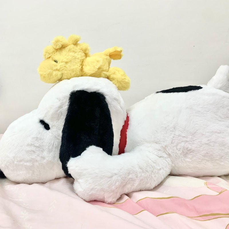 Snoopy & Woodstock 史努比和糊塗塔克玩偶2入組(小黃鳥+史奴比) - 公仔/玩偶 - 聚酯纖維 白色