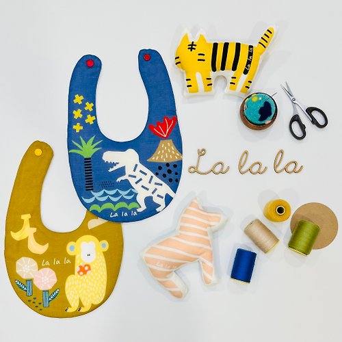 Pack 5 baberos impermeables water/whale – Lassig
